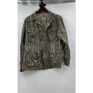 Military Realtree Camouflage Field Jacket Button Down L 8415-01-084-1748 Vintage